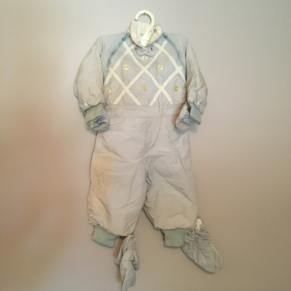 Vintage 50s child snowsuit